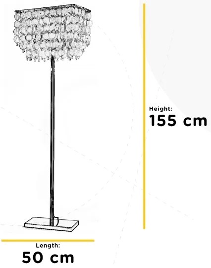 ONLI - Stojacia lampa MAKANI 4xE14/6W/230V