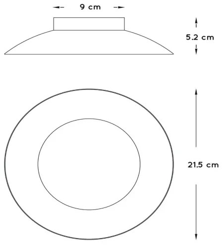 Lucide 79177/06/31 - LED stropné svietidlo FOSKAL LED/6W/230V 21,5 cm biele
