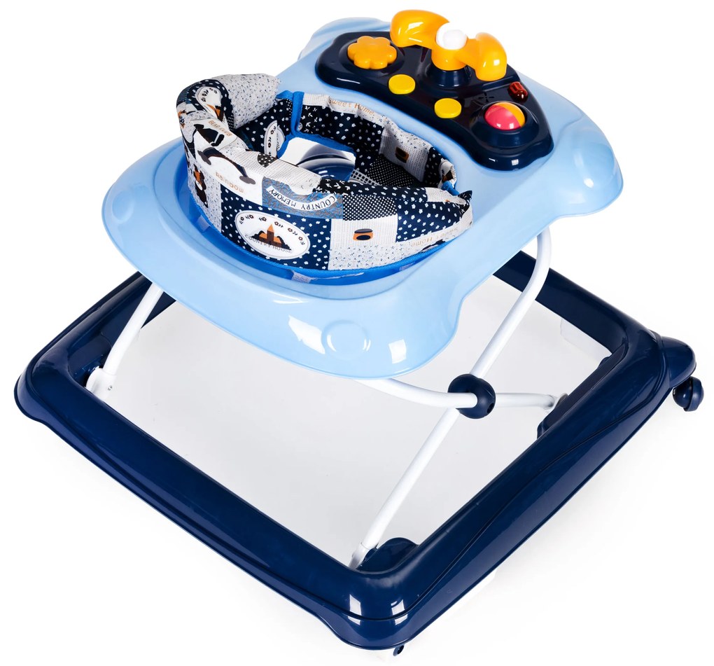 WELLHOX Detské chodítko so zvukovým multimediálnym panelom