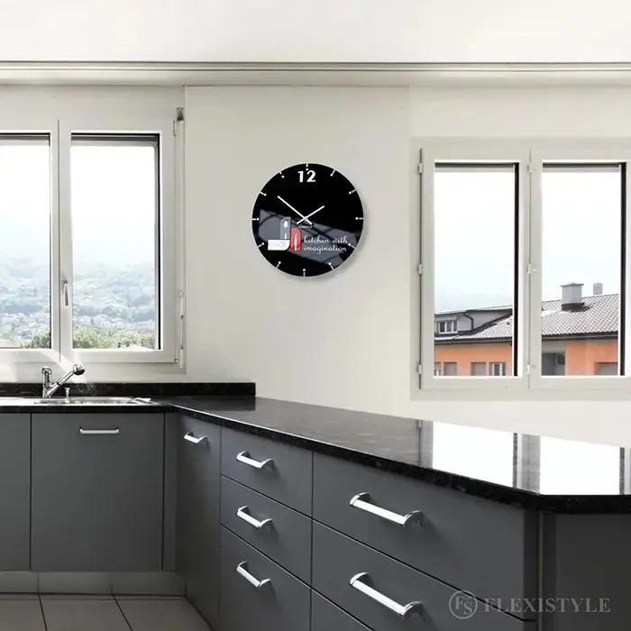 Kuchynské hodiny-sklenené