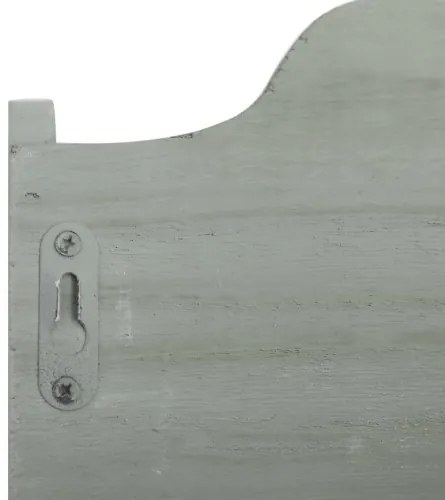 vidaXL Nástenný vešiak zelený 50x10x23 cm drevený-
