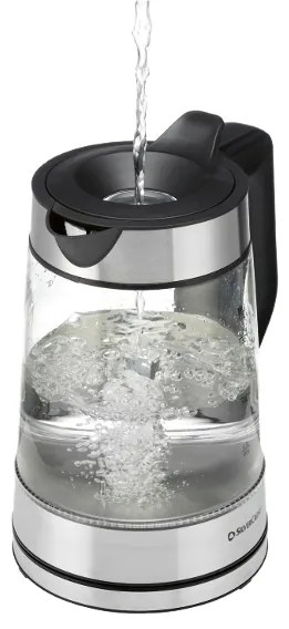 Silvercrest®  Sklenená rýchlovarná kanvica s digitálnym displejom Premium  (100395446)