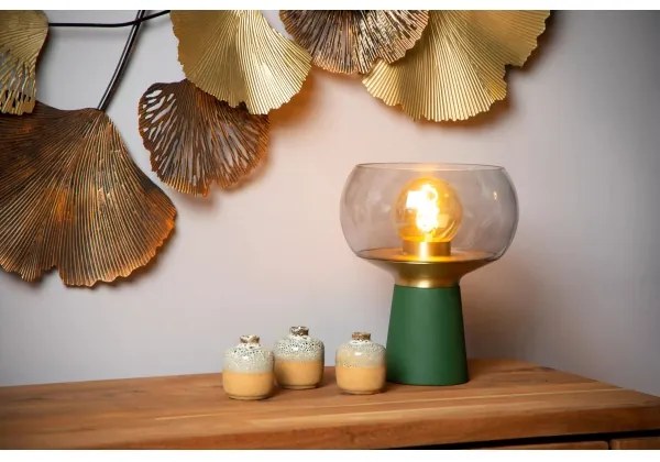 Lucide 05540/01/33 - Stolná lampa FARRIS 1xE27/25W/230V zelená