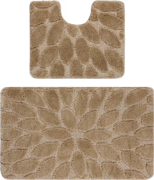 Sada kúpeľňových koberčekov SUPREME STONES kamienky, béžová