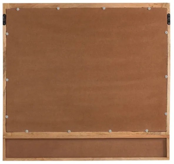 furniture-nabytek.cz - Masívne kúpeľňové zrkadlo Delhi z mangového dreva, lakované, hnedé – 80 cm