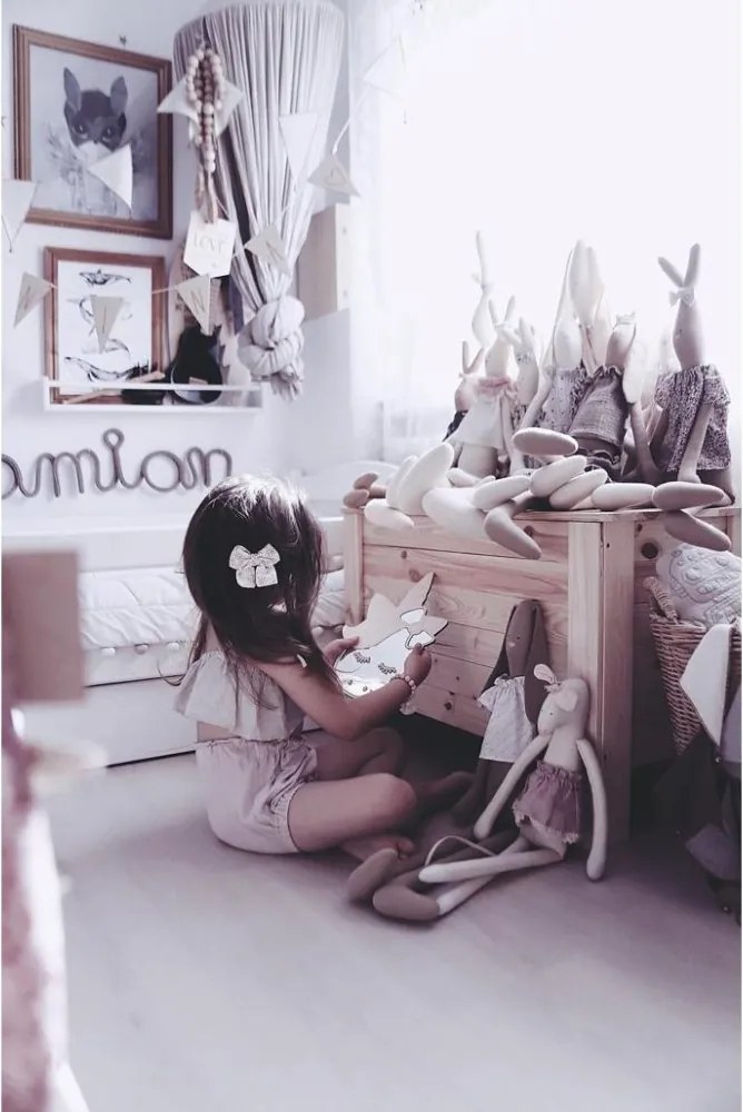 Zrkadlo Jednorožec do detskej izby – akrylové zrkadlo z dreva 30x19 cm