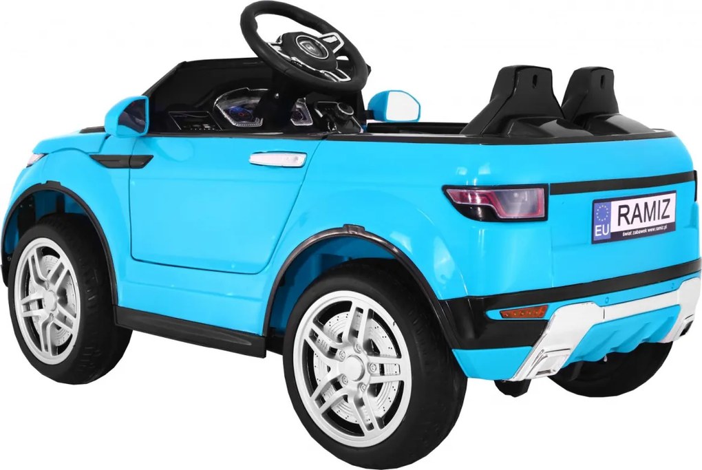 Ramiz Elektrické autíčko Rapid Racer pre deti - modré SUV + diaľkové ovládanie