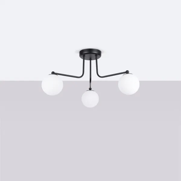 Sollux SL.1662 - Luster na tyči ASTRAL 3xG9/8W/230V čierna