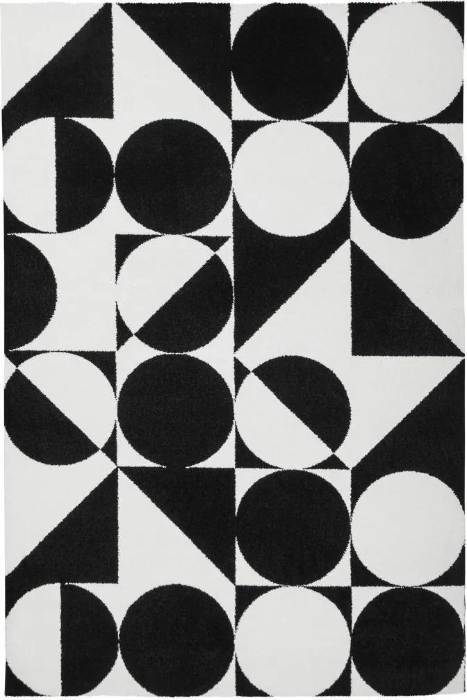 Obsession koberce AKCE: 200x290 cm Kusový koberec Black and White 392 Black - 200x290 cm