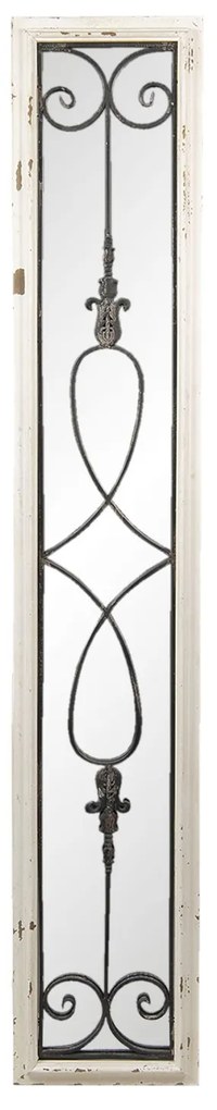 Úzke vysoké zrkadlo s ornamentmi - 30 * 3 * 174 cm