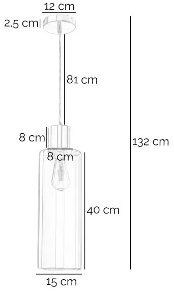 ONLI - Luster na lanku DODO 1xE27/22W/230V lesklý chróm