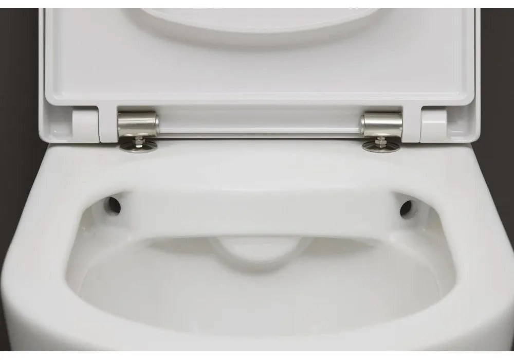 DURAVIT ME by Starck závesné WC Rimless s hlbokým splachovaním, 370 x 570 mm, biela/biela matná, s povrchom HygieneGlaze, 2529099000