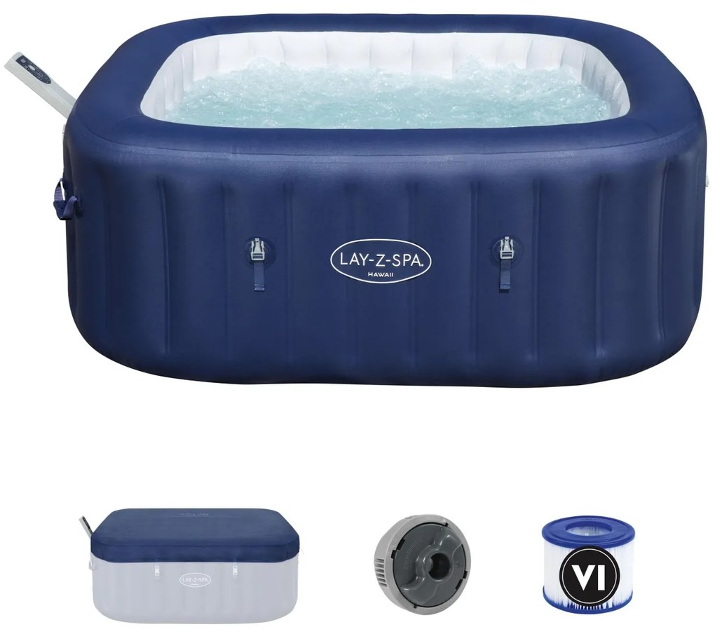 Lay-Z-Spa HAWAII SMART Air Jet Jacuzzi BESTWAY 6001H