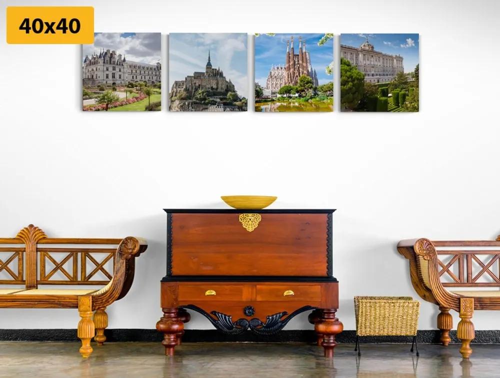 Set obrazov historické bohatstvo - 4x 60x60
