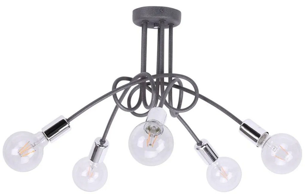Stropné svietidlo Edison, výber z 3 farieb, ch
