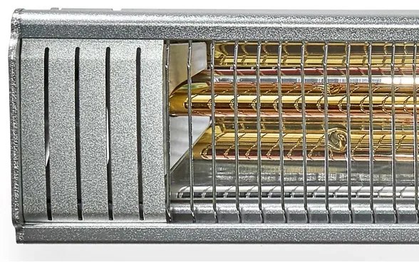 Nedis HTPA30ESS - Vonkajšie elektrické vykurovacie teleso 2000W/230V IP65 + DO