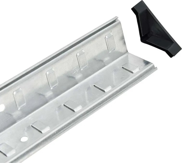 Kovový rohový regál 180x70x40-70 cm, 5 políc, nosnosť 875 kg