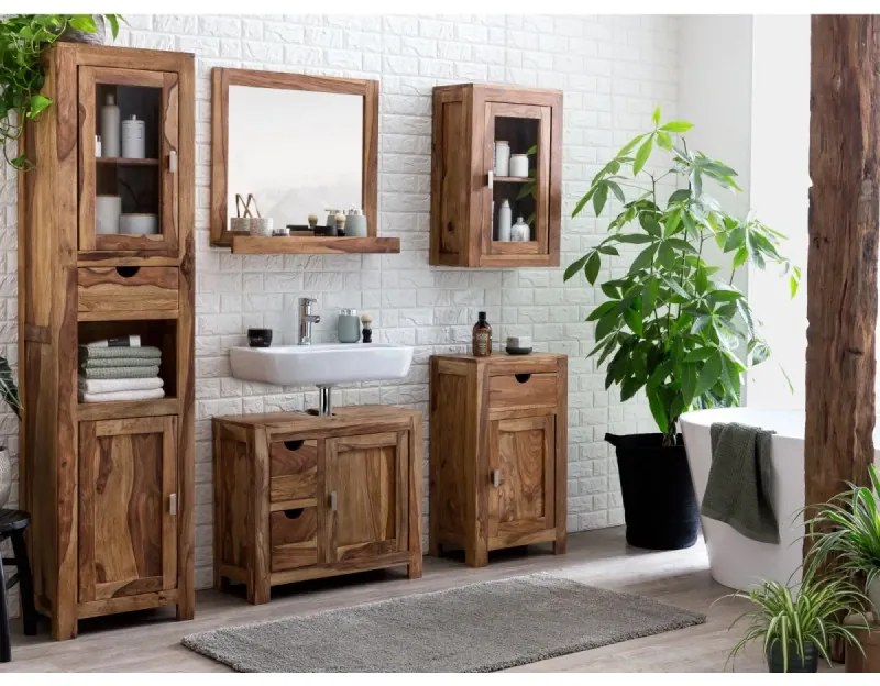 furniture-nabytek.cz - Zrcadlo Lagos 70x66 palisandr
