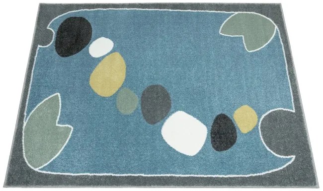 Detský koberec LIMA M043A krémový / svetlosivý