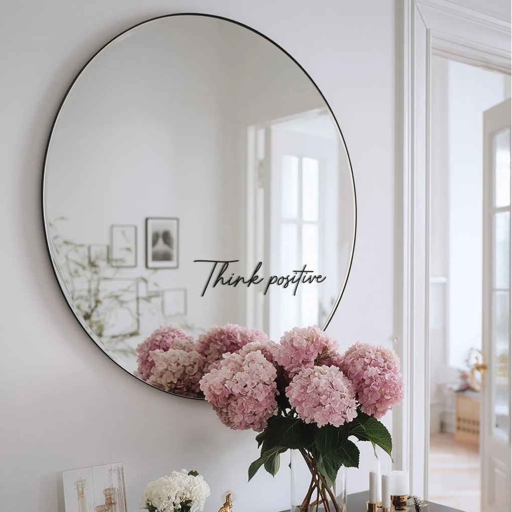 Nálepka na zrkadlo S16 – Think positive