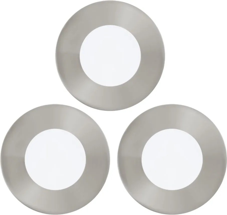 Eglo 94734 - SADA 3x LED zapustených stropných svietidiel FUEVA LED/2,7W/230V