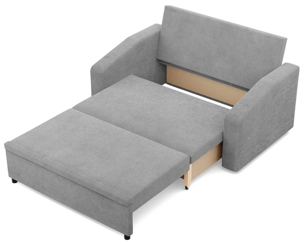 Rozkladacia pohovka NEO - skosený bok - Poso Sivá I