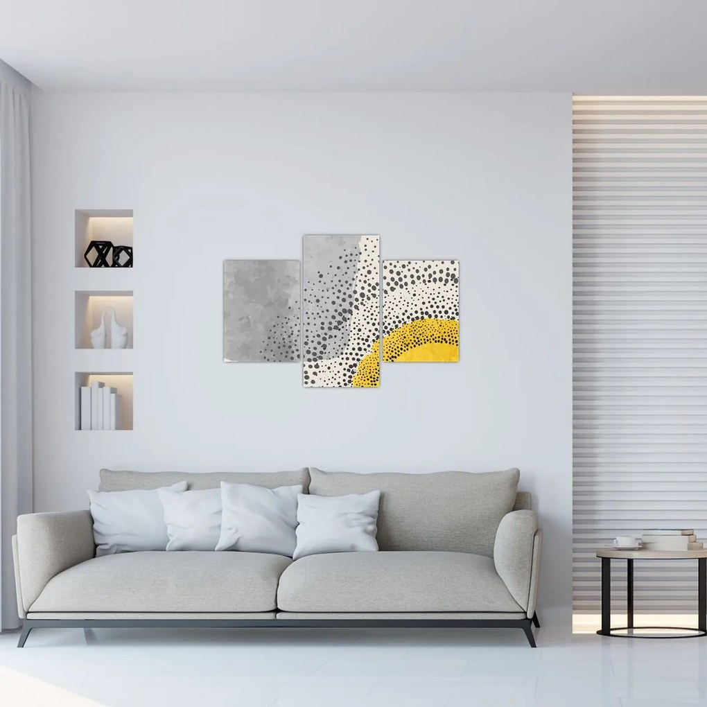 Obraz - Abstraktná maľba pláže N⁰3 (90x60 cm)