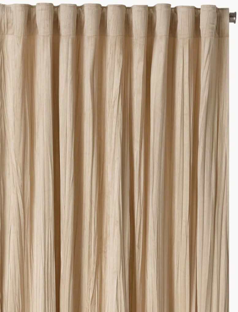 Polopriehľadný záves's multifunkčnou páskou Fredrika, Š 140 cm