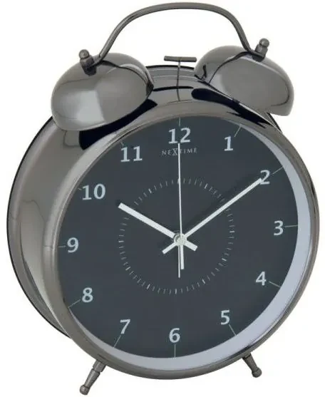 Budík 5111zw Nextime Wake Up 9cm