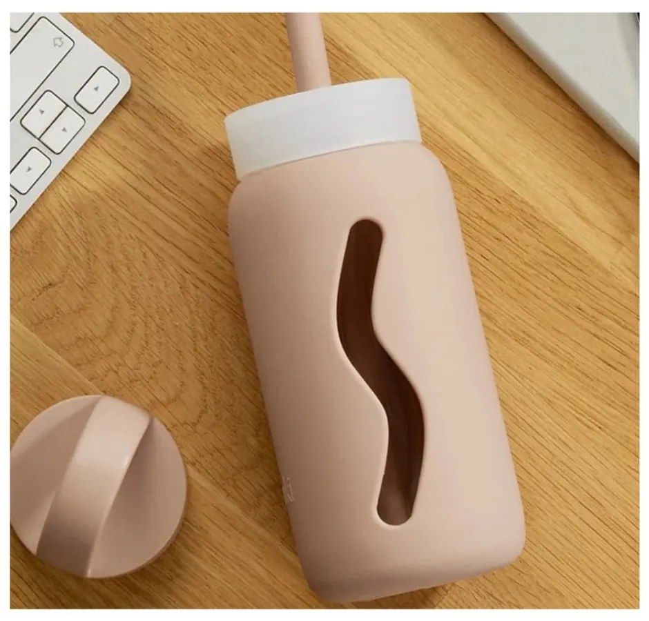 Svetlohnedá cestovná fľaša 500 ml Desert Rose – Muuki