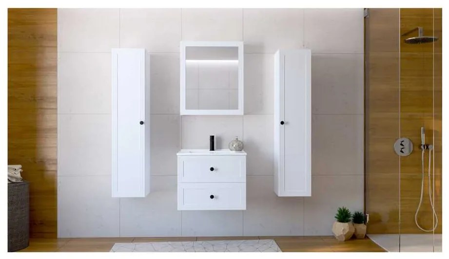 Skrinka pod umývadlo Bondi 60 cm, biela