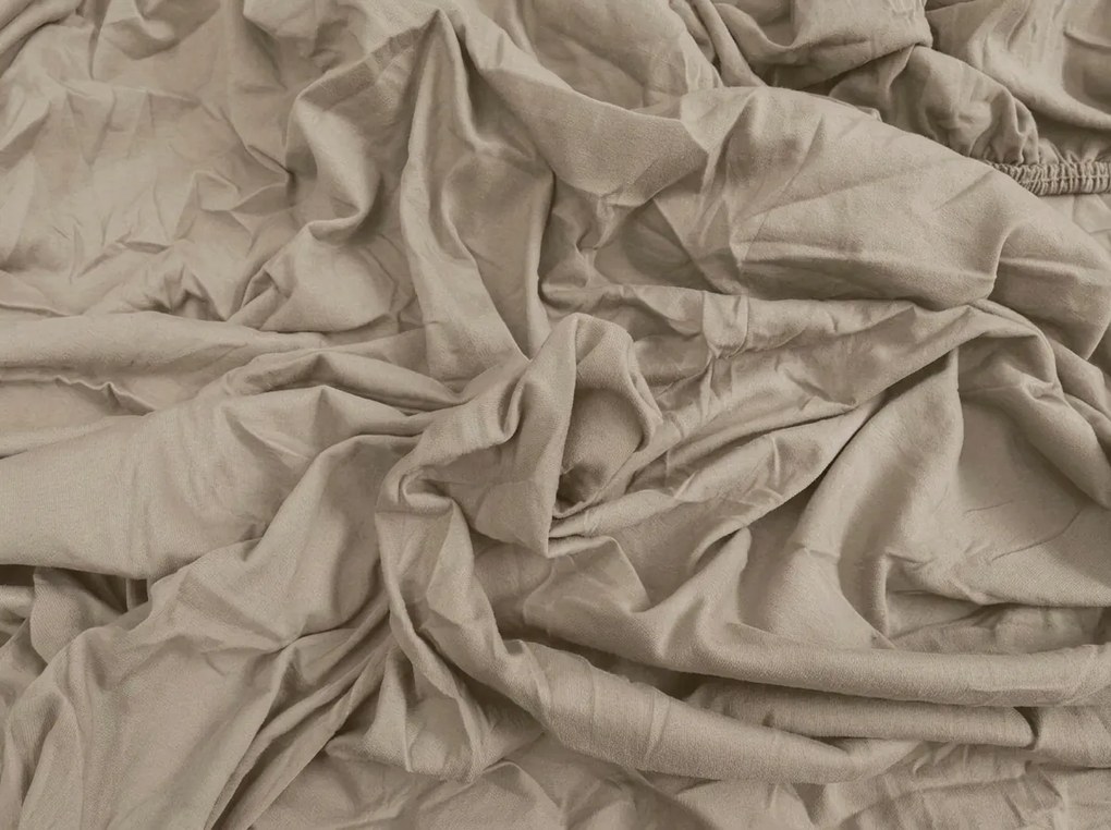 Jersey plachta svetlohnedá 90 x 200 cm