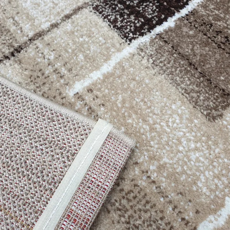 Spoltex, Kusový koberec Florentina 613-64 beige/red, 120x170, béžová, obývacia izba