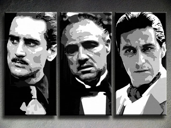 Ručne maľovaný POP Art obraz GODFATHER | rôzne rozmery