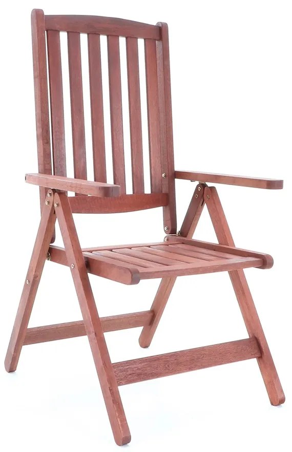 Záhradná stolička Shen, hnedá