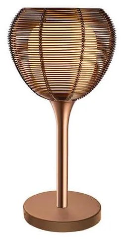 Klausen 108036 - Stolná lampa NEST 1xE14/7W/230V medená