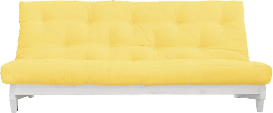 Rozkladacia pohovka Karup Design Fresh White/Yellow