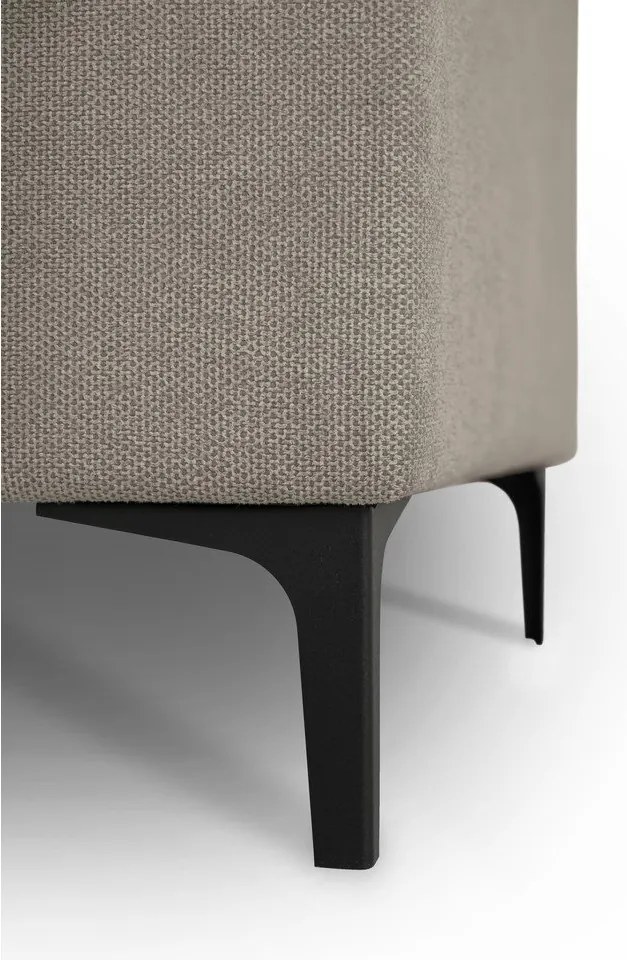 Svetlohnedá ženilková rohová pohovka (ľavý roh/do L) Fabian – Scandic