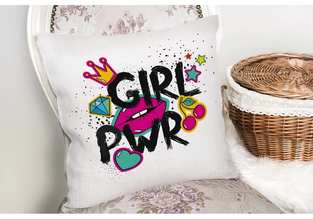 Detská obliečka na vankúš 43x43 cm Girl Power – Mila Home