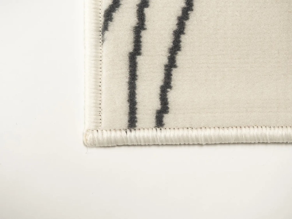 Alfa Carpets, TRHÁK: Kusový koberec Circles cream, 190x280, béžová, chodba / predsieň