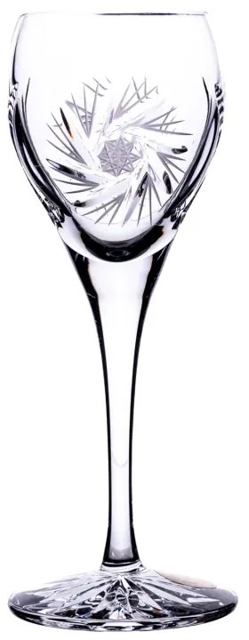 Onte Crystal Bohemia Crystal ručne brúsené poháre na Likér Veterník 90 ml 2KS