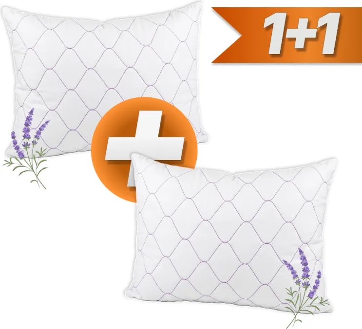 Levanduľový vankúš 70x90 antialergický prešívaný EMI 1+1 ZADARMO