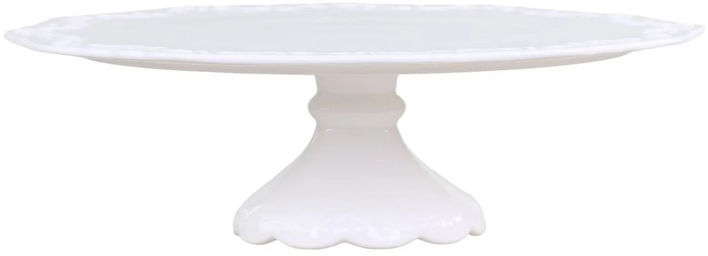 Porcelánový podnos na tortu s čipkou Provence lace - Ø 28*9cm