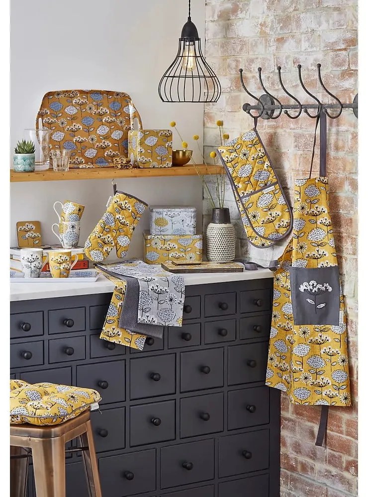 Kuchynská zástera s PVC vrstvou Retro Meadow – Cooksmart ®
