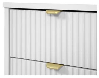 Komoda TIRENO 75x80 cm biela