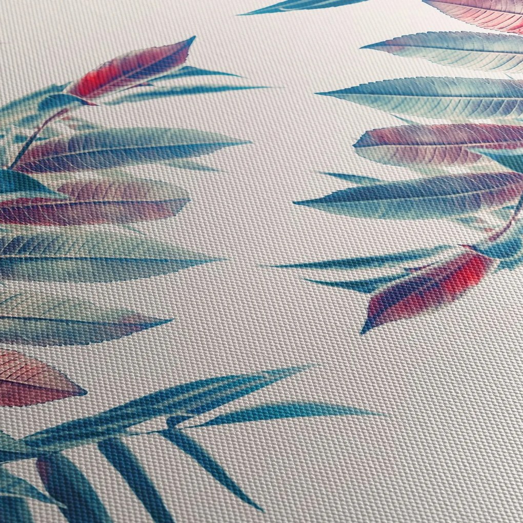 Obraz - Tropické listy (70x50 cm)