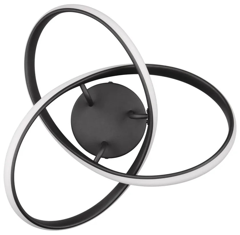 Čierne LED stropné svietidlo Meo – Trio