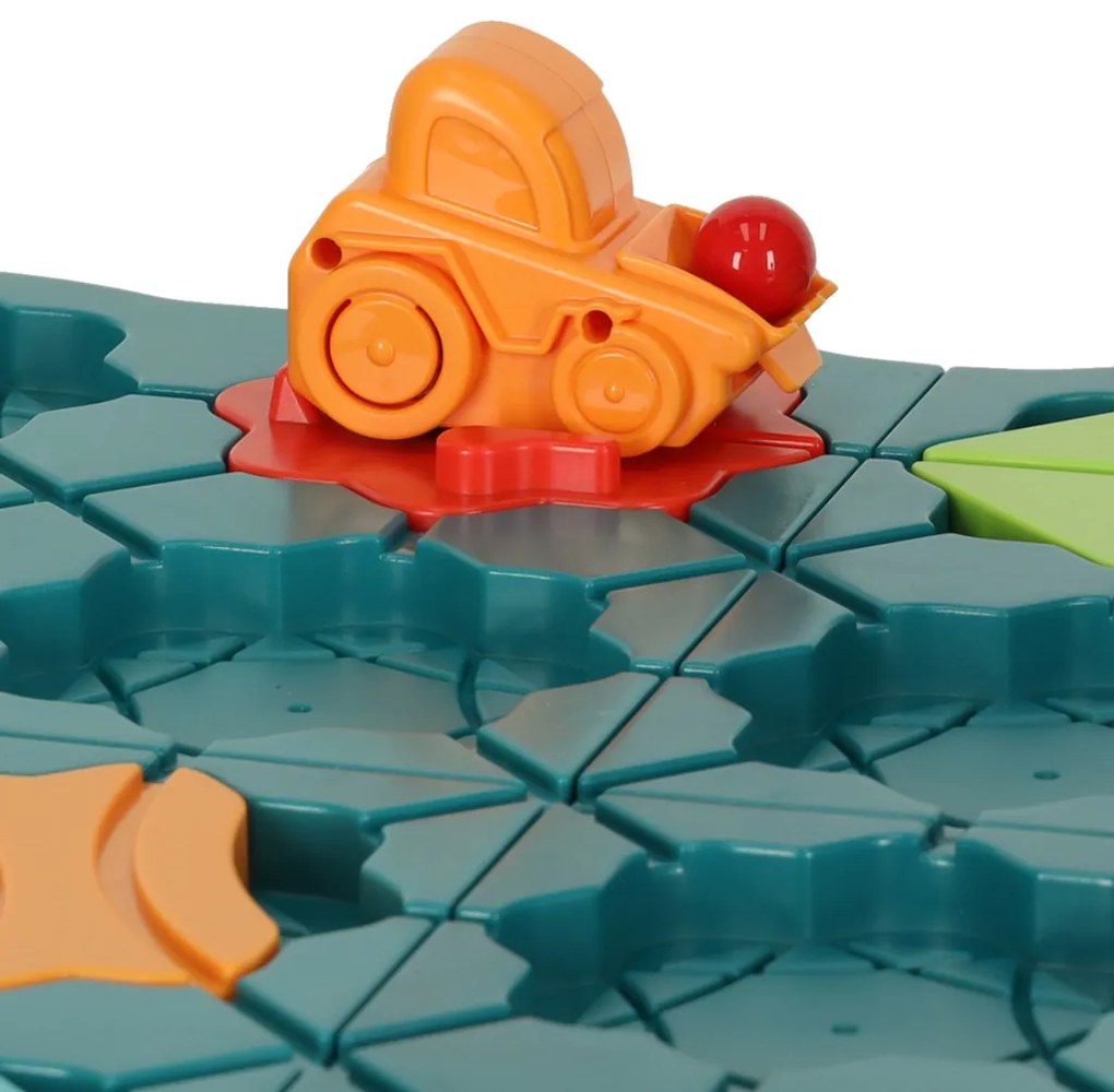 Puzzle stolová hra bludisko prekážková dráha 56 el.