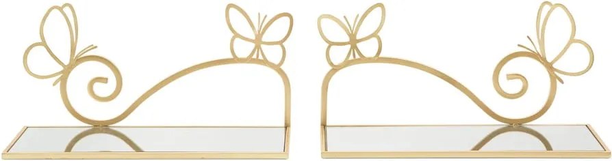 Nočný stolík v zlatej farbe Butterfly – Mauro Ferretti