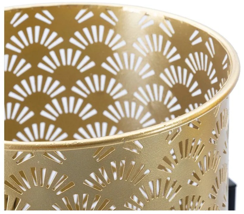 Súprava 2 stojanov na kvetináč v zlatej farbe Mauro Ferretti Glissy, výška 38 cm